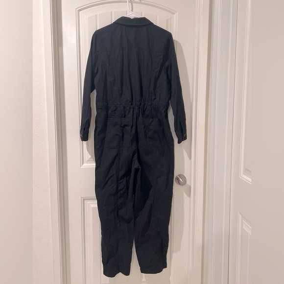 NWOT Universal Thread Women's Black Long Sleeve Button-Front Coveralls Size 10 - Picture 5 of 9